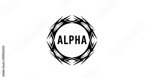 Alpha logo symbol icon design.