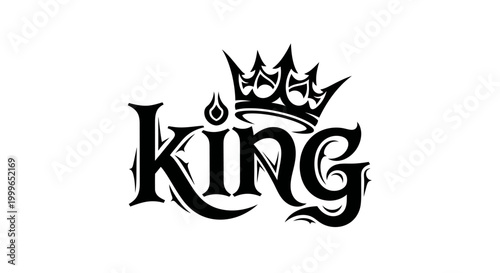 King logo with crown symbol.