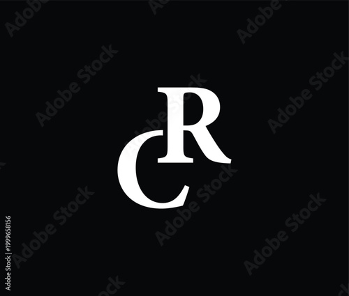 White lowercase and uppercase letter R on dark background