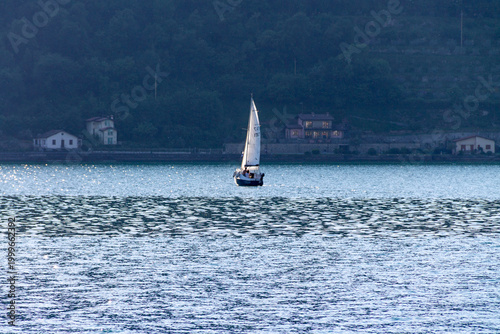 sailboat on the lake