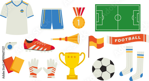 FOOTBALL ELEMENTS SET