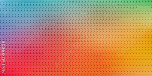 Pixelated bitmap gradient Y2K aesthetics texture. Neon color dither pattern background. 8 bit video game screen wallpaper. Retro glitchy pixel art illustration. Abstract vector illustration