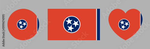 Εκτύπωση καμβά Flag of the state of Tennessee banner