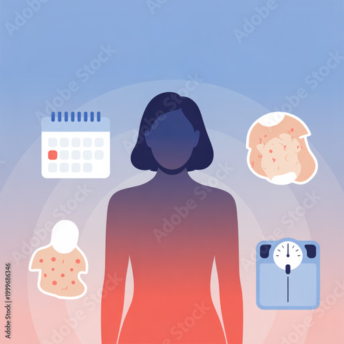 Woman thinking about her body image.