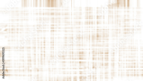 Beige halftone dot grid pattern with subtle geometric texture, abstract minimal background with soft square structure and modern neutral tone for elegant surface design and branding