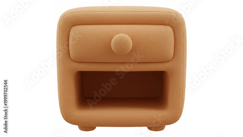 Modern minimalist nightstand design

