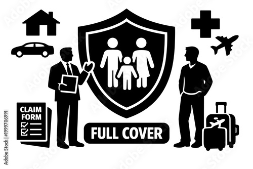 Comprehensive insurance protection for family, home, car, and travel needs
