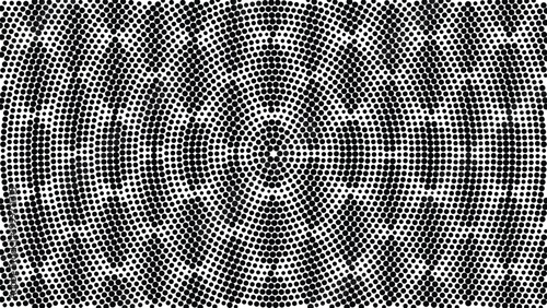 Black and white halftone dot pattern background texture