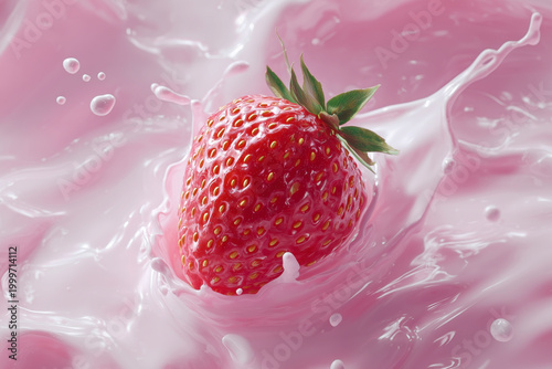 Strawberry Milk Splash