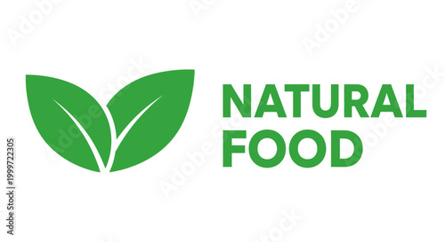 A logo features two green leaves next to the words NATURAL FOOD.