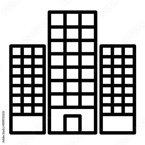 apartement Line Icon