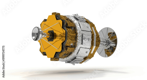 James Webb Space Telescope Illustration - Scientific Exploration and Astronomy