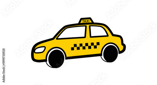 Yellow Taxi Cab Vehicle Transportation Service.