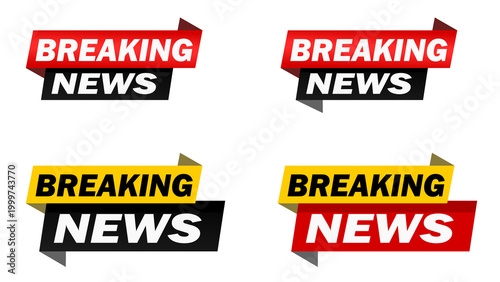 news channel logo and background, breaking news graphic