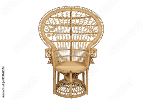 Intricate golden hot air balloon with basket and decorative elements isolated on transparent background