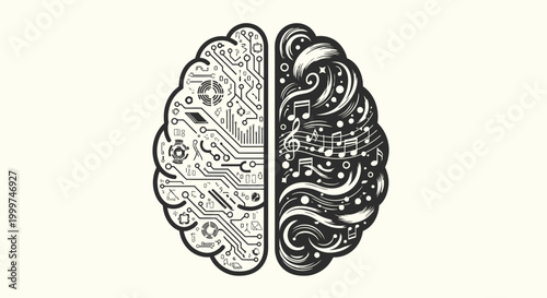 Split Brain: Logic and Creativity - Technology vs. Music