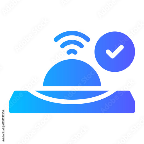 motion sensor gradient icon