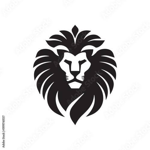 lion head vector illustration