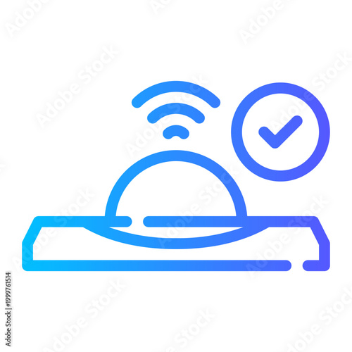 motion sensor gradient icon