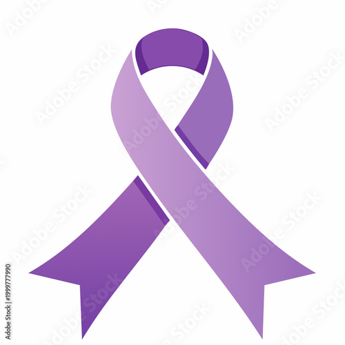 Purple Awareness Ribbon