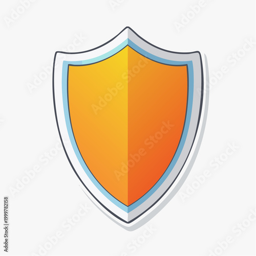 Orange and Yellow Shield Icon Free Download Orange and Yellow Shield Icon - GFXLoad