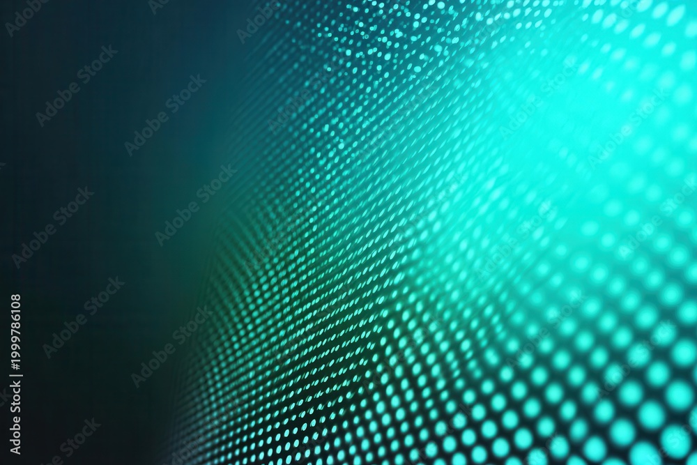 Fototapeta premium Abstract Teal Dot Matrix Background for Technology Concepts