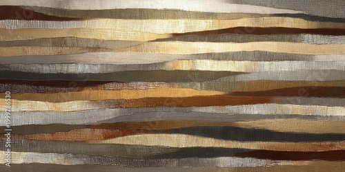 Abstract Woven Texture Earthy Tones and Layered Design