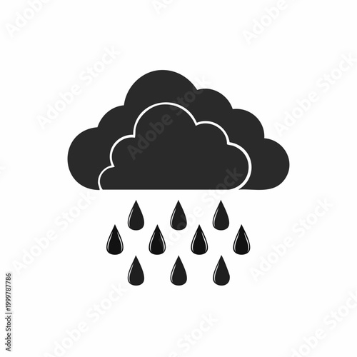 Cloud and Rain Icon