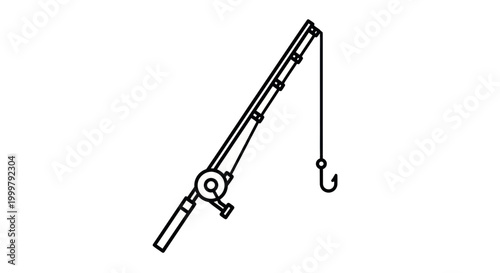 Industrial metal hook and lever mechanism.
