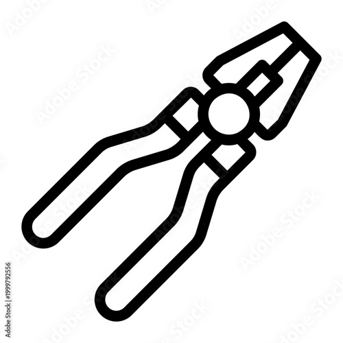 plier Line Icon