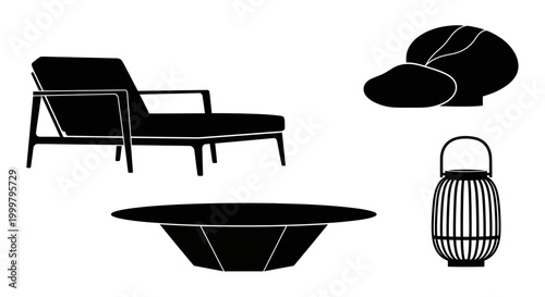 Modern Furniture and Decorative Objects.
