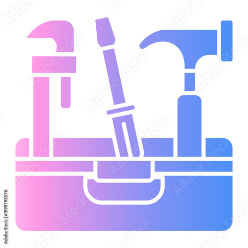 set tools Gradient icon