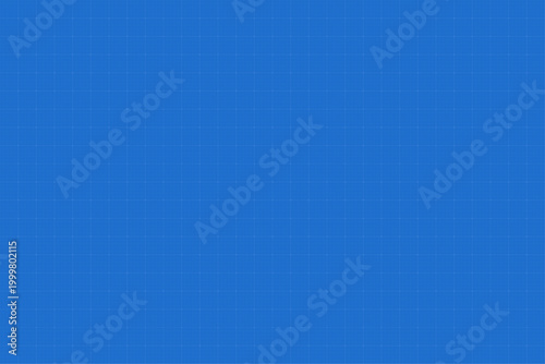 Clean blue blueprint grid texture background