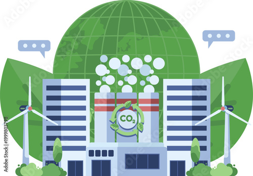 Carbon Neutral Industry with Sustainable Factory and Renewable Energy