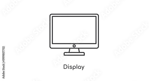 Computer monitor display screen device.