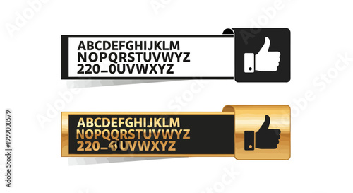 Two USB flash drives with black and gold design on white background.