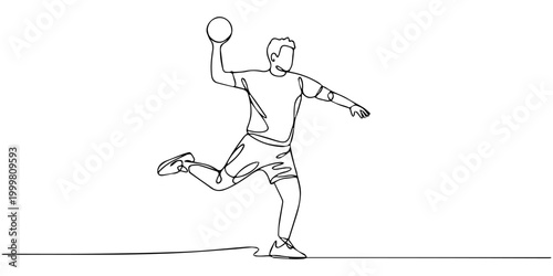 male bowler athlete continuous one line drawing, Single one line drawing professional male bowler in a dynamic bowling swing. Symbolizing the fluid motion, skill, and power of the sport. Modern