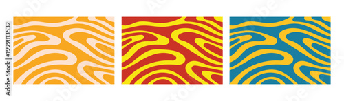 Design background liquid wavy set template element unique