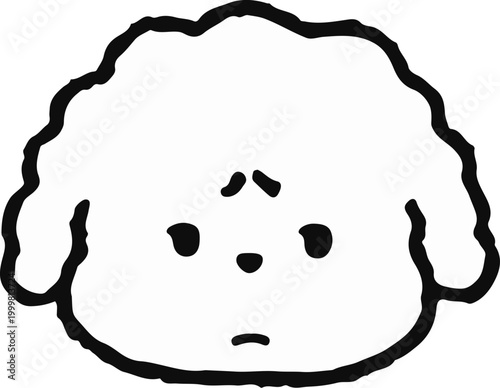 실망한 강아지 이모티콘