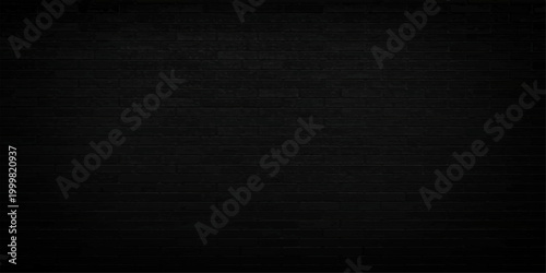 A dark grunge black canvas background features a rough vintage linen texture with a weathered paint pattern on a blank charcoal textile backdrop for an ancient material design