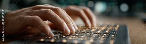 Typing at the keyboard: Clo...