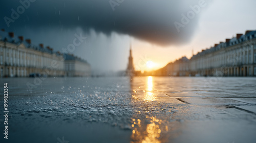 City Under Rain's Embrace: ...