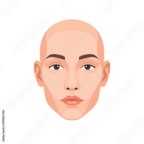 Empowered Bald Woman Portrait