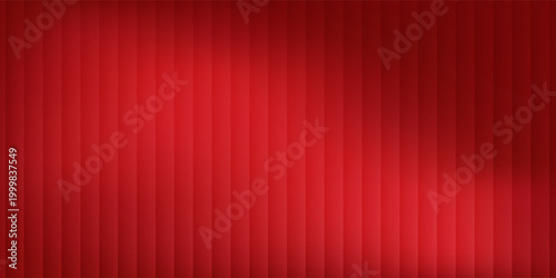 Abstract red gradient background, light and shadow on the backdrop with dimensions, hot tone wall with intense color, horizontal wallpaper.