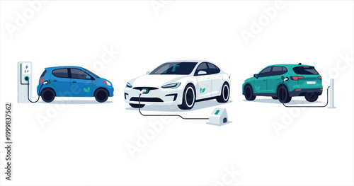 A fast police car vehicle driving on the street road with a modern motor transport design and side view wheel illustration