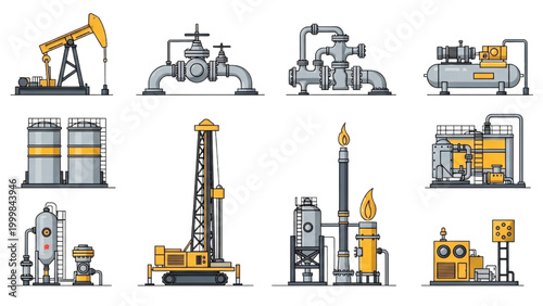 Oil and Gas Industry Equipment and Machinery Collection
