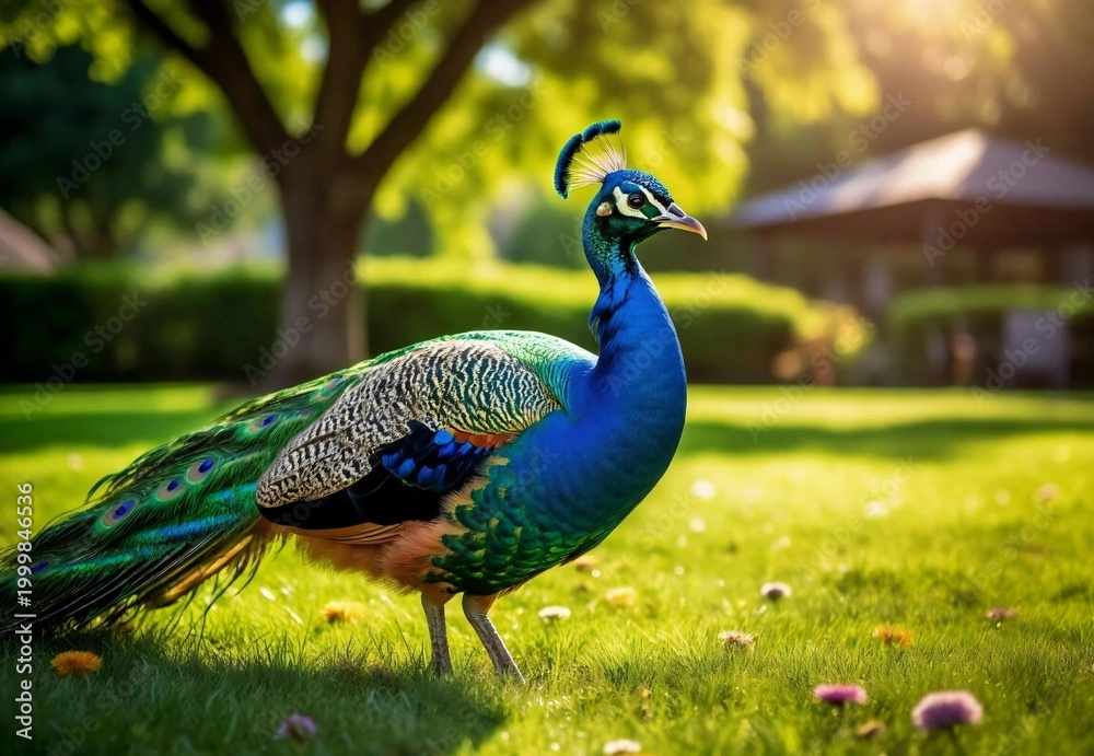 Fototapeta premium peacock in the park
