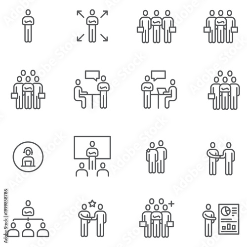People Business Icons Work Group Team Vector  ,Team, Business, Group, Businessman