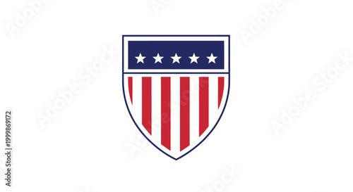 Free Download American Flag Shield Symbol of Patriotism and National Pride - GFXLoad