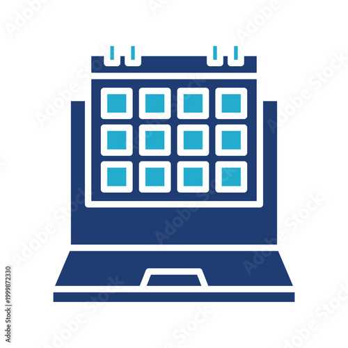laptop date icon